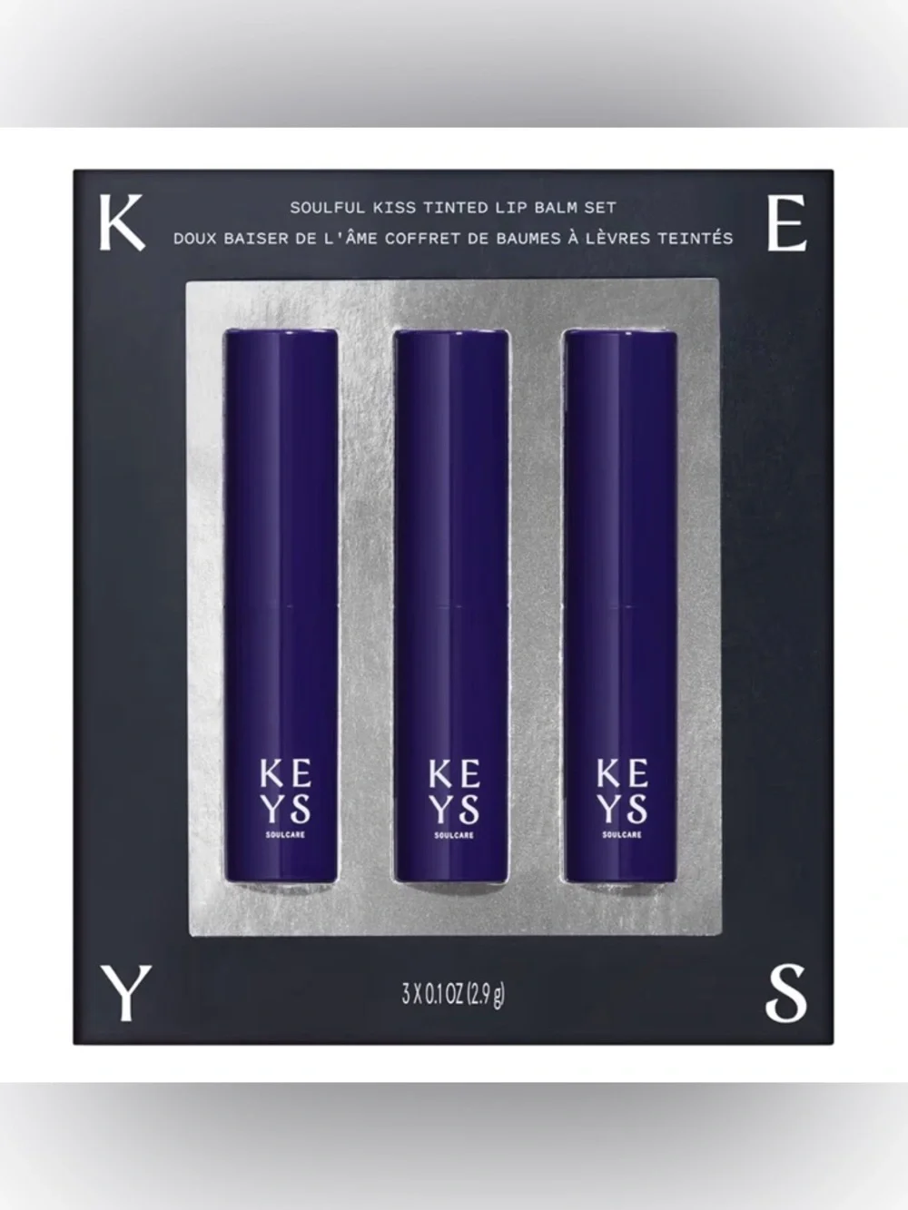 KEYS Soulful Kiss Tinted Lip Balm Set — Deep Purple